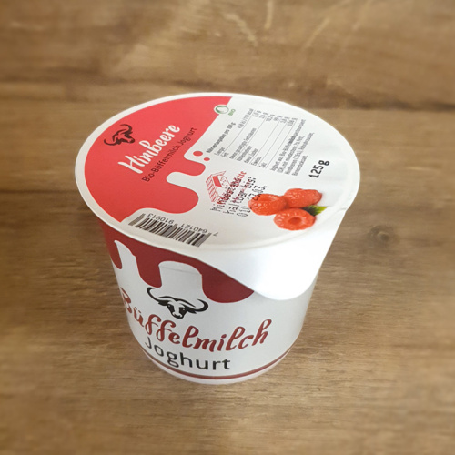 Bio Büffelmilch Joghurt Himbeere