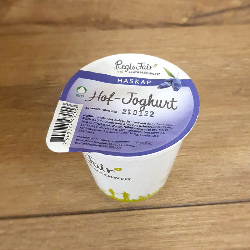 Bio Joghurt Haskap