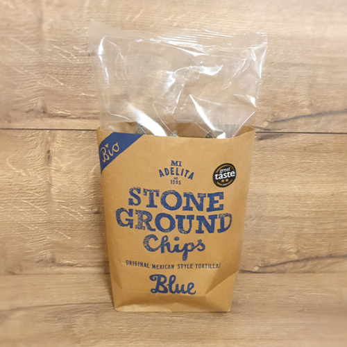 Bio Stone Ground Chips Blue